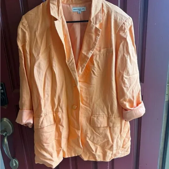 Ashley Park x RTR linen blazer EUC - Picture 10 of 10